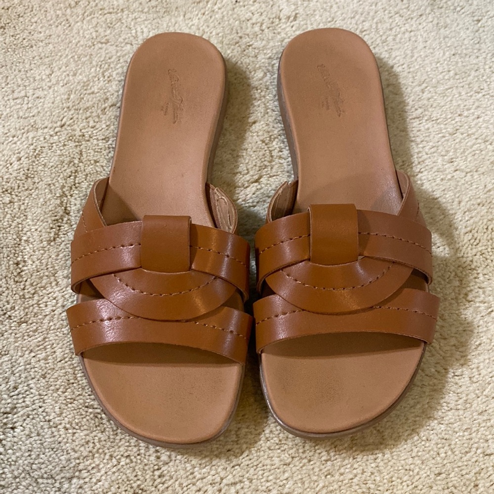Tan sandals great for summer!